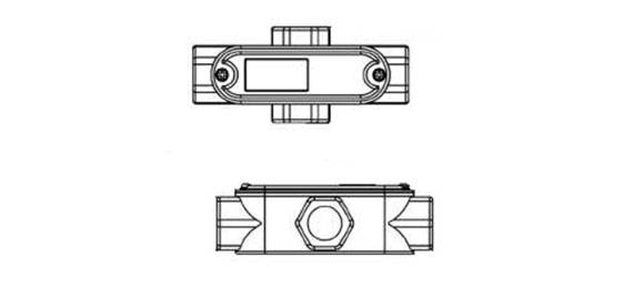 Outline Dimensions Of Explosion Proof Conduit Fitting SCC Series