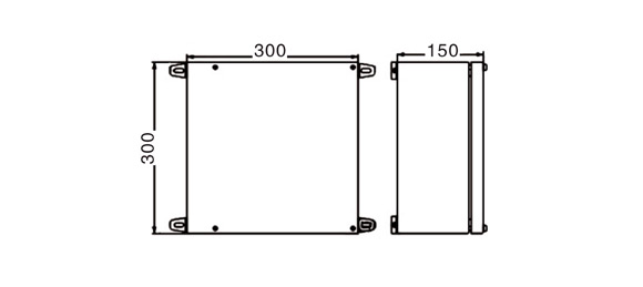 Outline Dimensions Of Explosion Proof Junction Box SJB-S Series