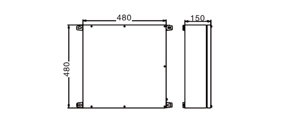 Outline Dimensions Of Explosion Proof Junction Box SJB-S Series